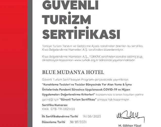 Hotel Blue Mudanya Bursa
